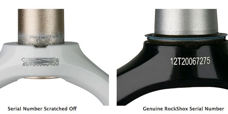 Rockshox Issues Warning Over Missing Serial Numbers