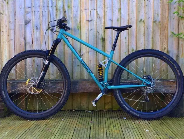 Steel full suspension mountain bike sale