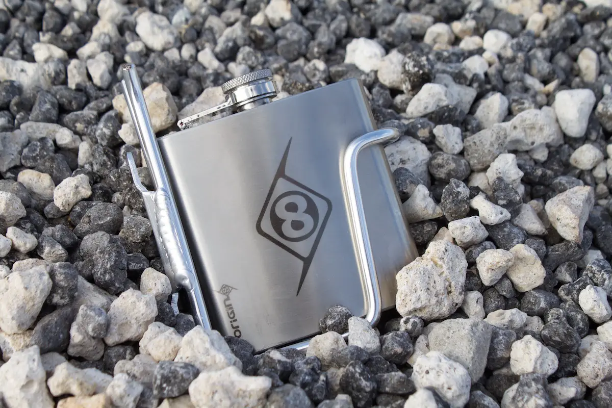 Hip flask bike cage sale