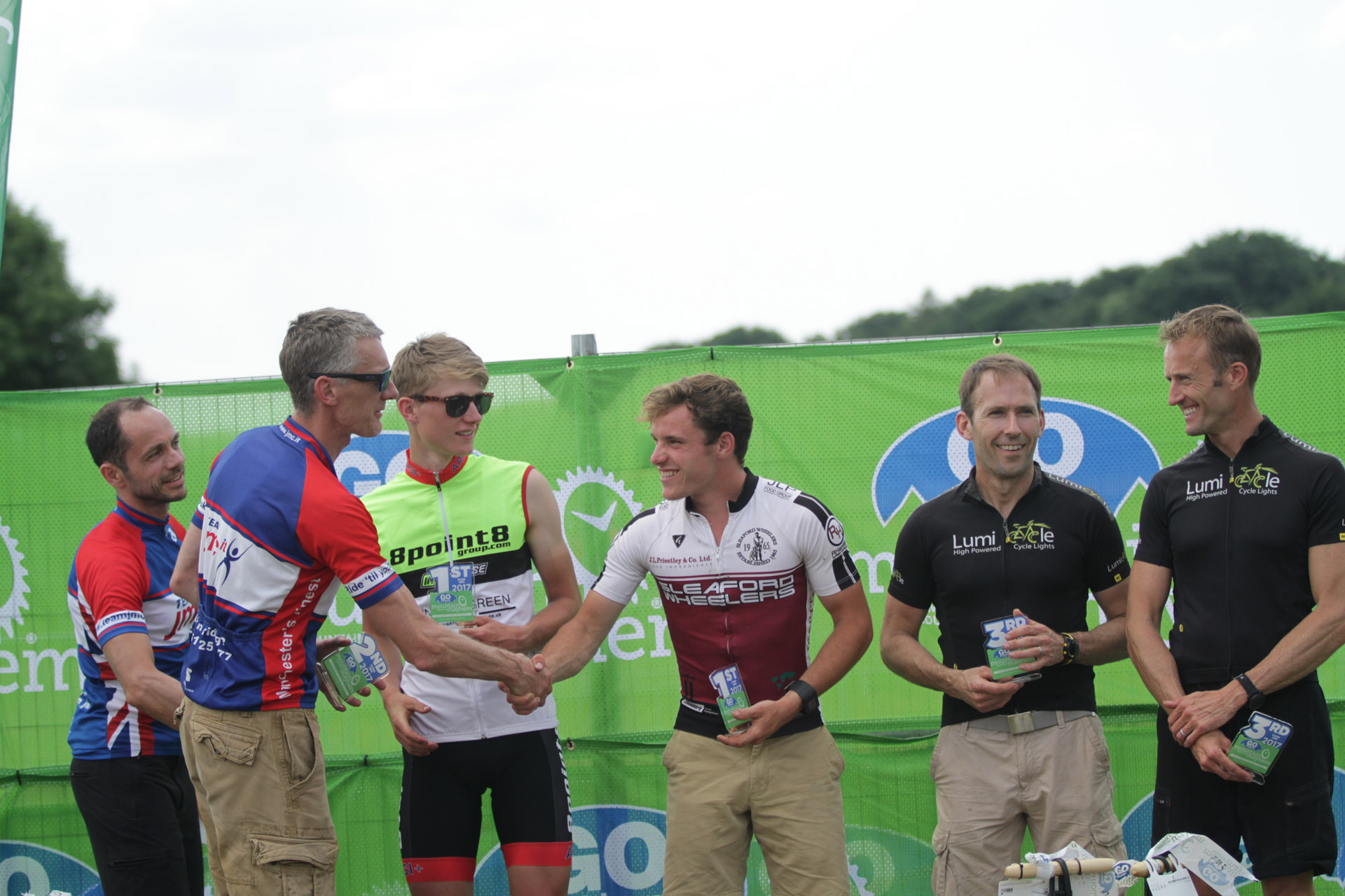 Mountain Mayhem 2017 podium