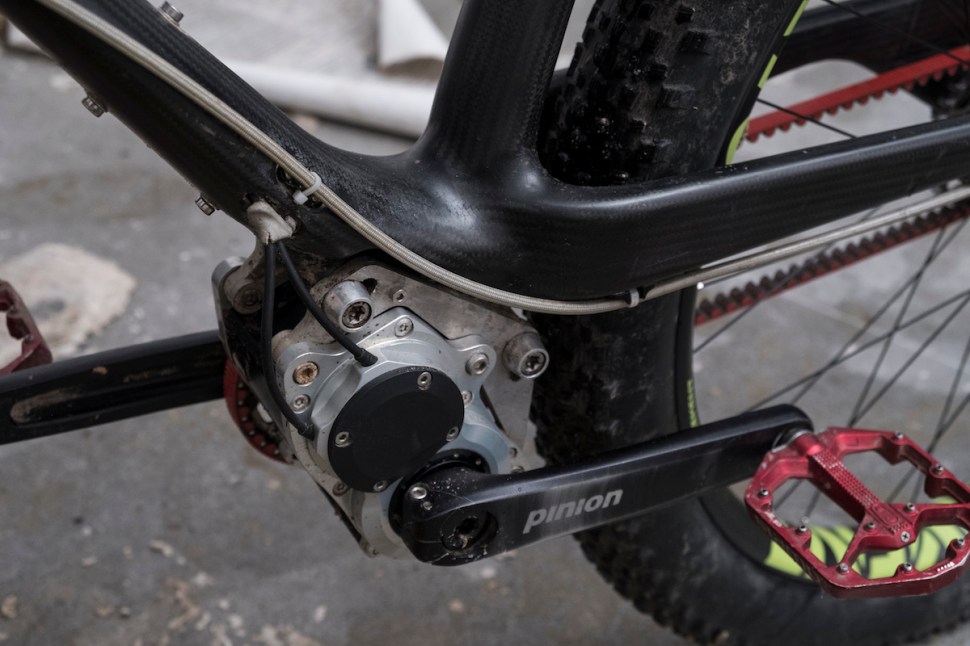 olsen ram carbon handmade pinion gearbox