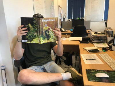 Rob reading issue 114 magazine