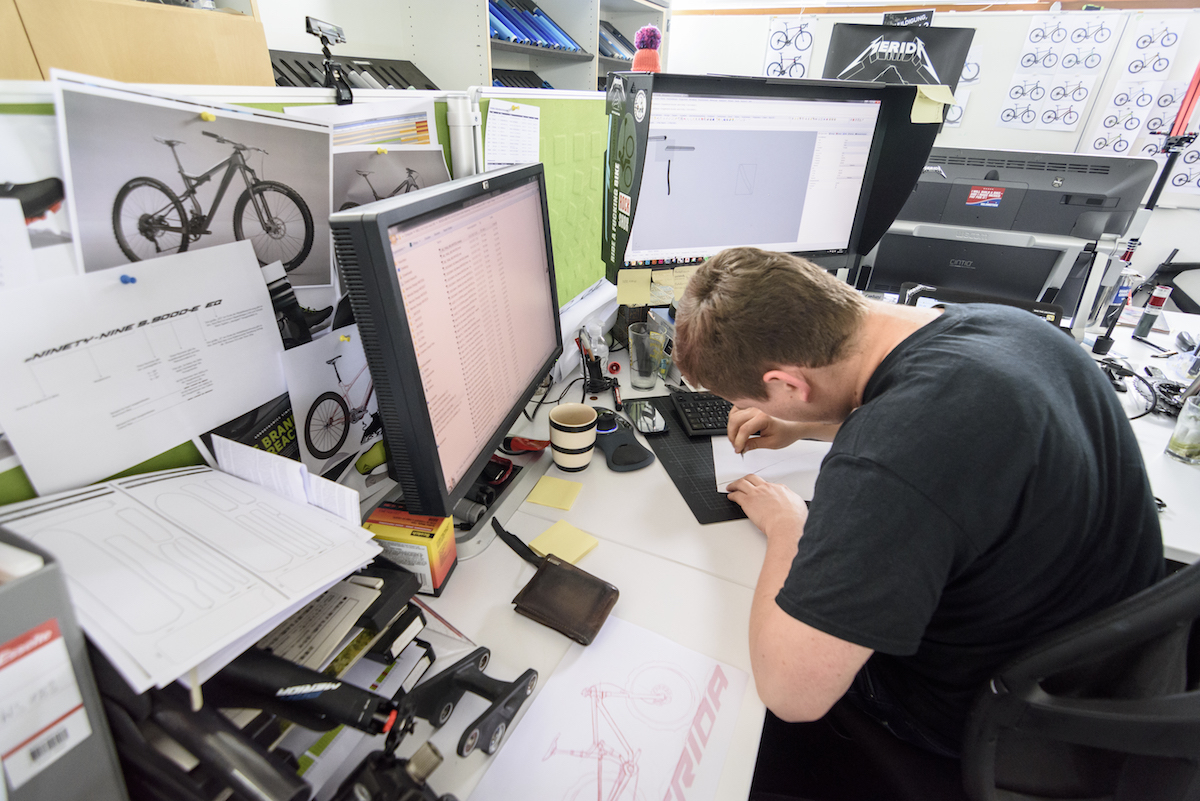 merida bikes factory tour 3d print prototype design drawing testing lab