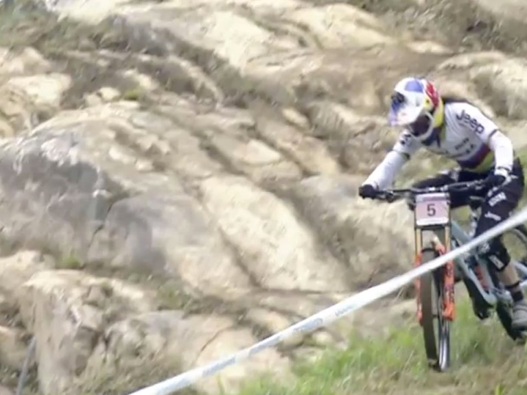 POV Footage: Rachel Atherton’s Incredible Mont-Sainte-Anne Save