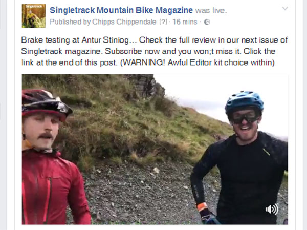 Brake Testing Live at Antur Stiniog