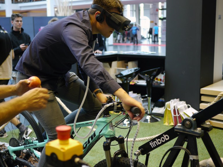 Eurobike 2017: Hero VR Puts You In Any Race?