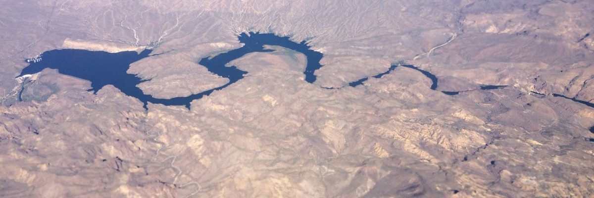 America wilderness aerial view