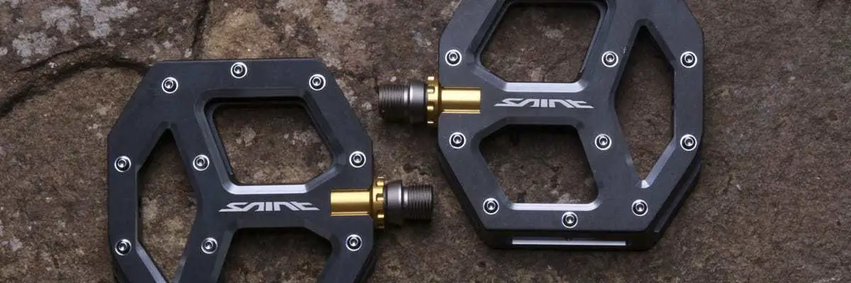 shimano saint xt deore flat spd clip pedals clipless