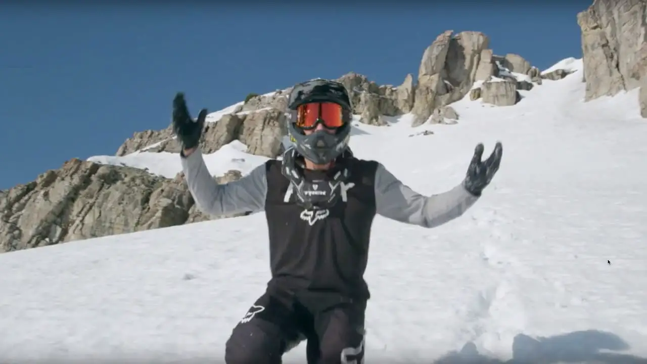 Casey Brown and Cam McCaul crash on Corbet's Couloir.