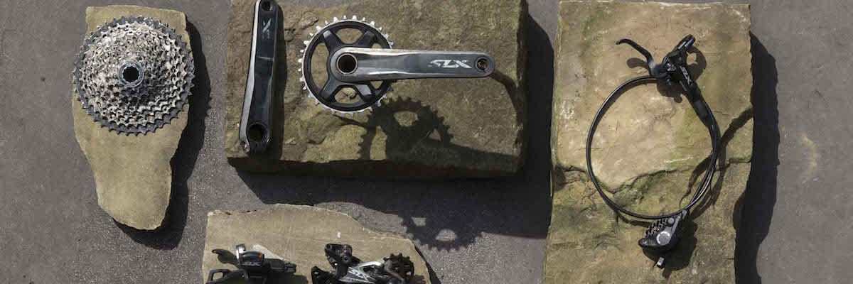 shimano m7000 slx groupset cassette brakes chain crankset chainring derailleur shifter