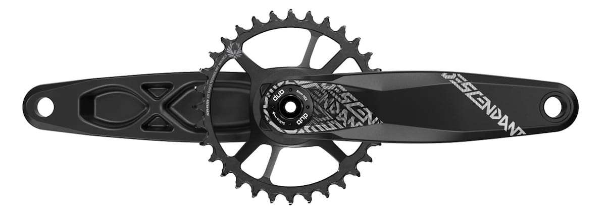 sram xx1 eagle dub crankset carbon descendent