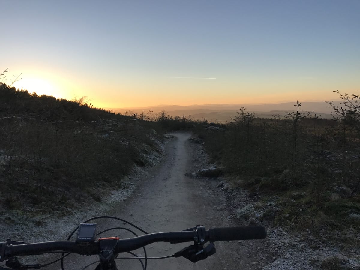 sunset llangdegla