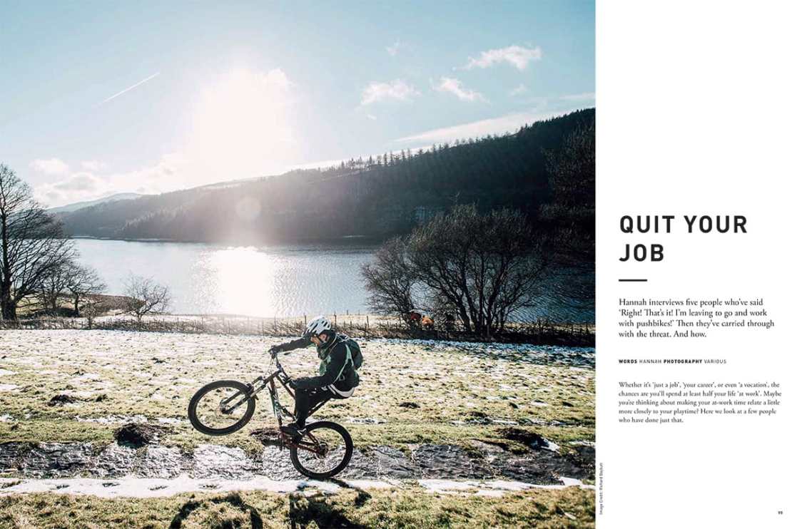 Quit Your Job! Work with pushbikes instead!