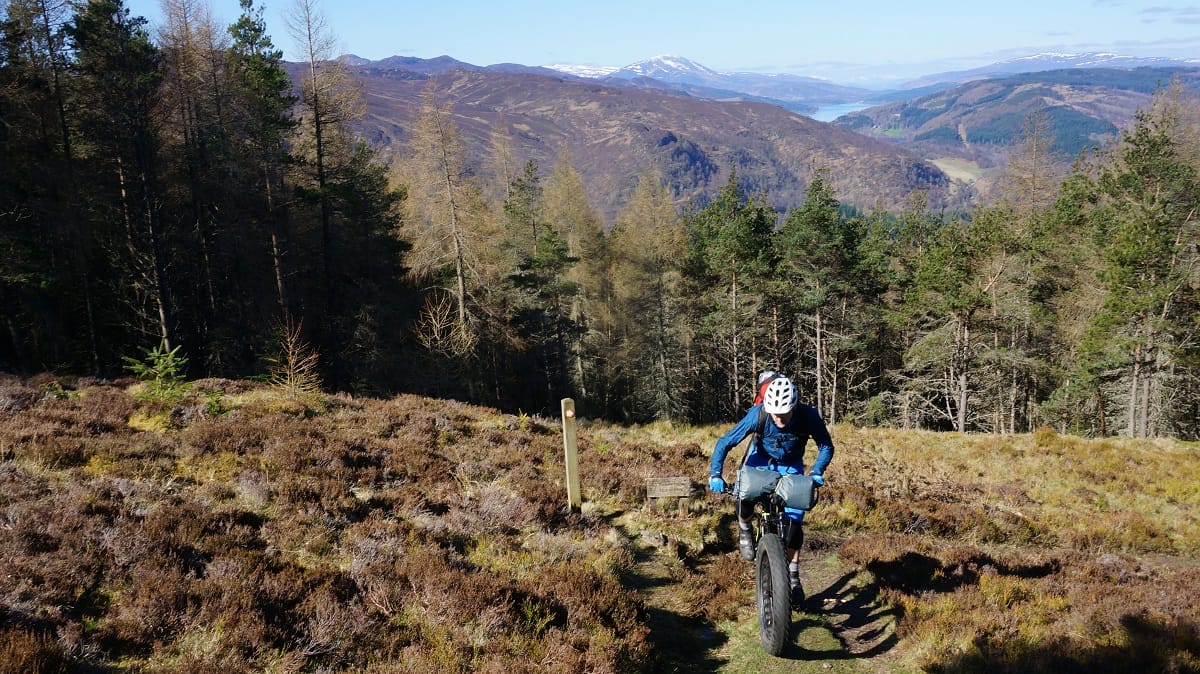 fat bike mountains bikepacking sanny