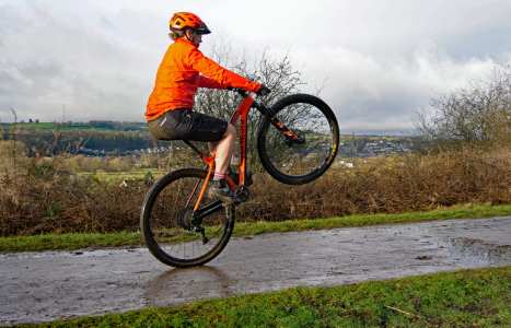 rachel genesis mantle hardtail carbon orange