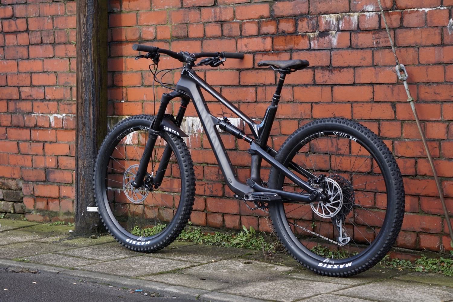 Black Beauty Hits Warp 8 Canyon Spectral CF 8.0 Review Singletrack World Magazine