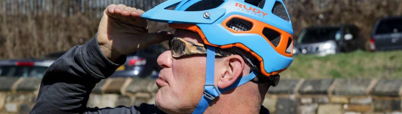 chipps helmet rudy project sunny enduro blue orange