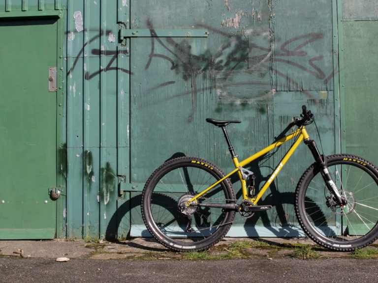 Get a look at this gorgeous UK-made steel full suspension bike from Swarf Cycles
