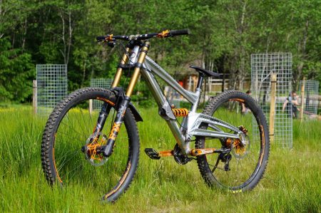 orange 329 downhill bike