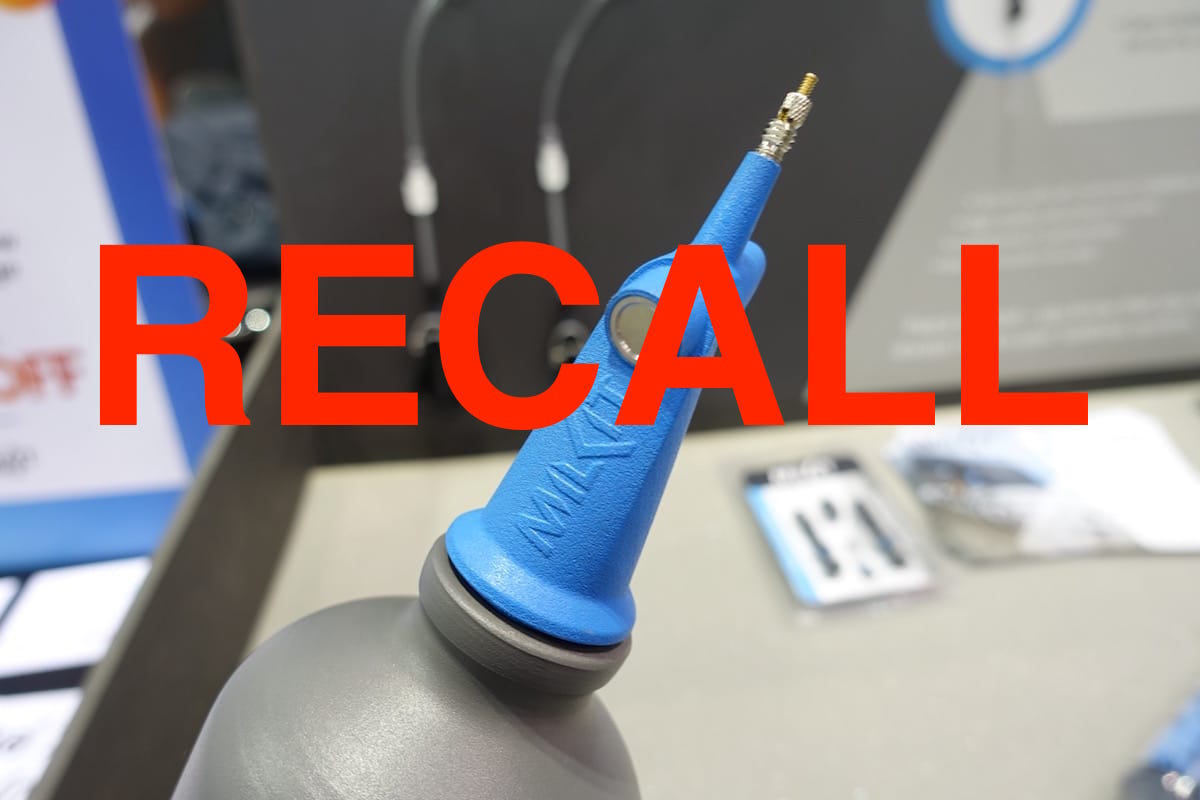 UPDATE: milKit Booster tyre inflator recalled due to safety issue