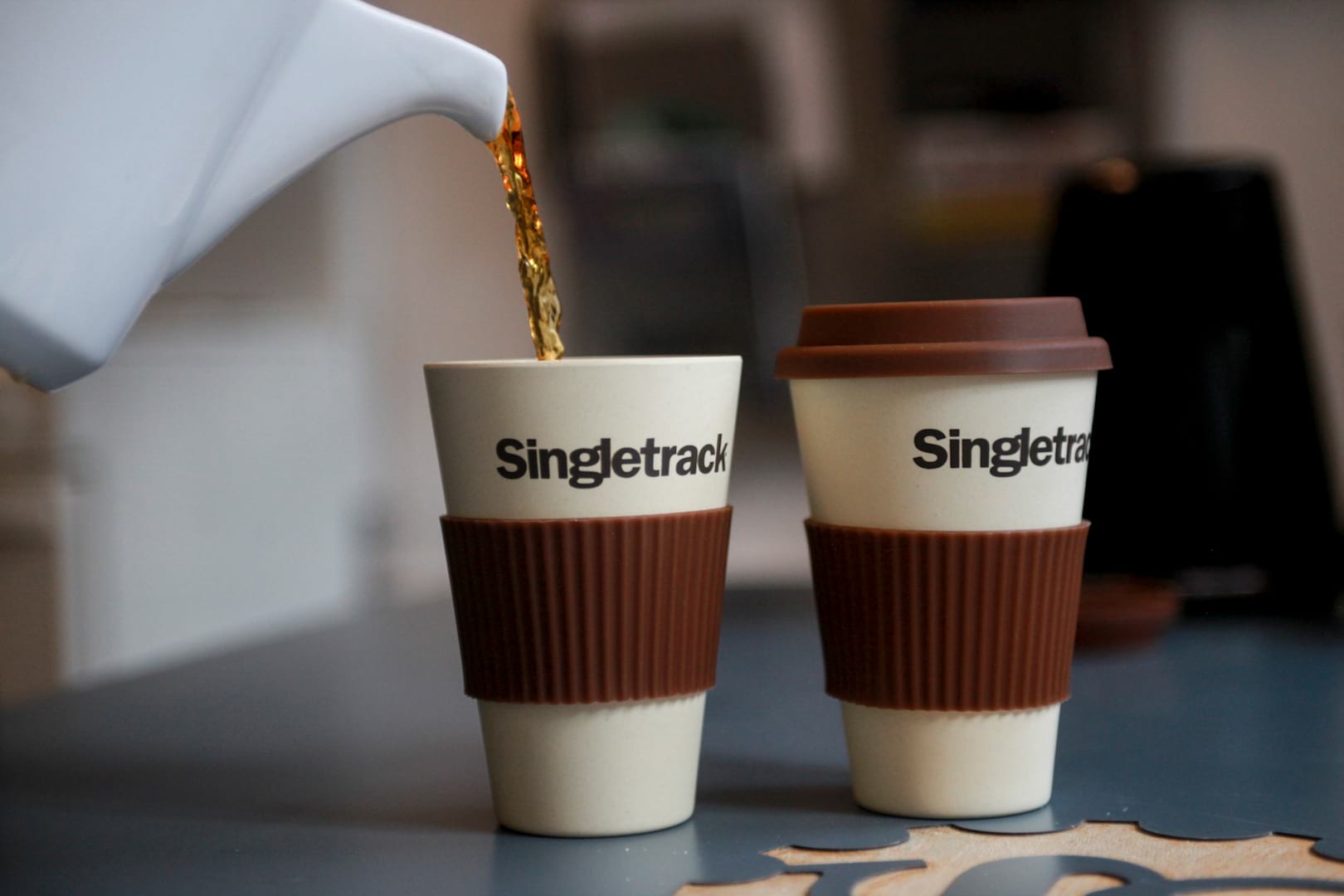 NEW! Reusable Singletrack coffee cups here to save the planet – and made of bamboo!