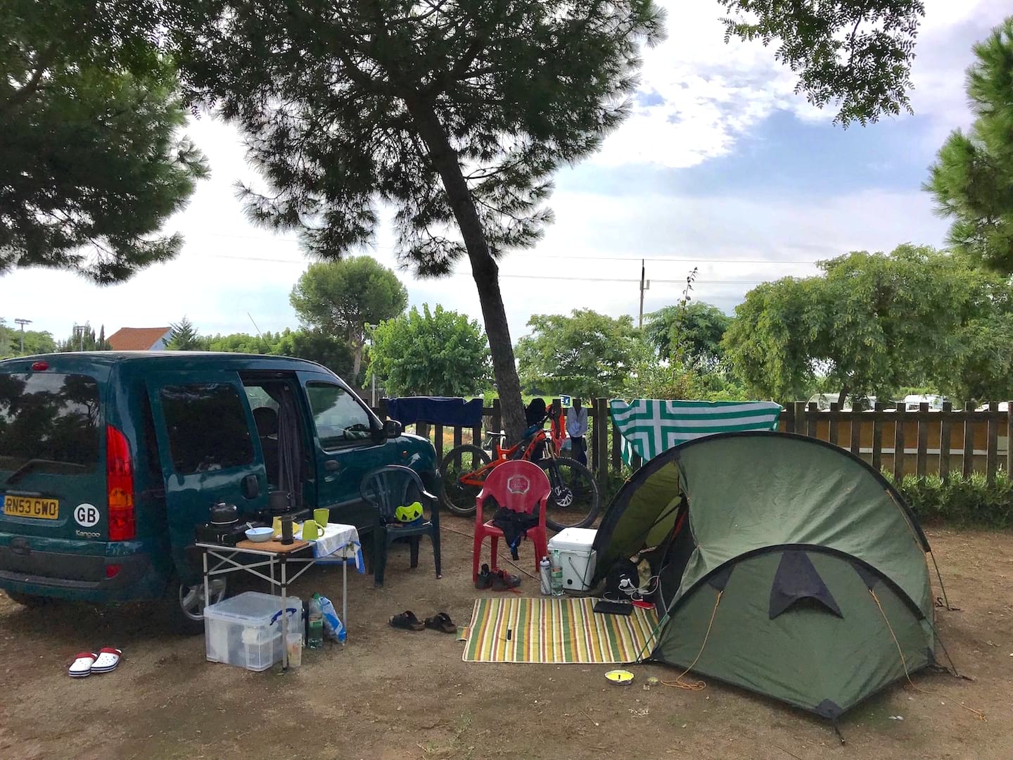 camping car renault kangoo tent