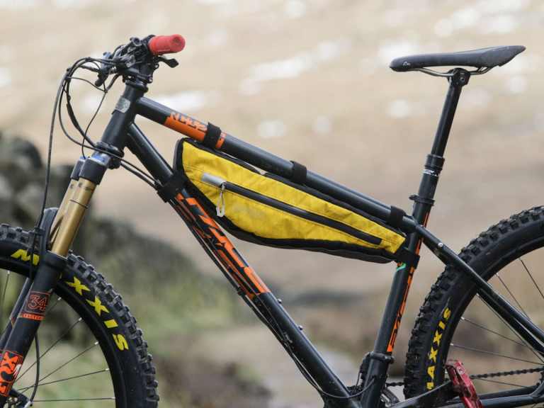 Get that weight off your back and down low on the bike – We test & review 4 frame bags