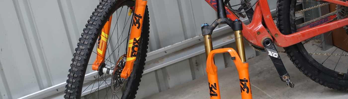 santa cruz blur fork offset fox 34 step-cast