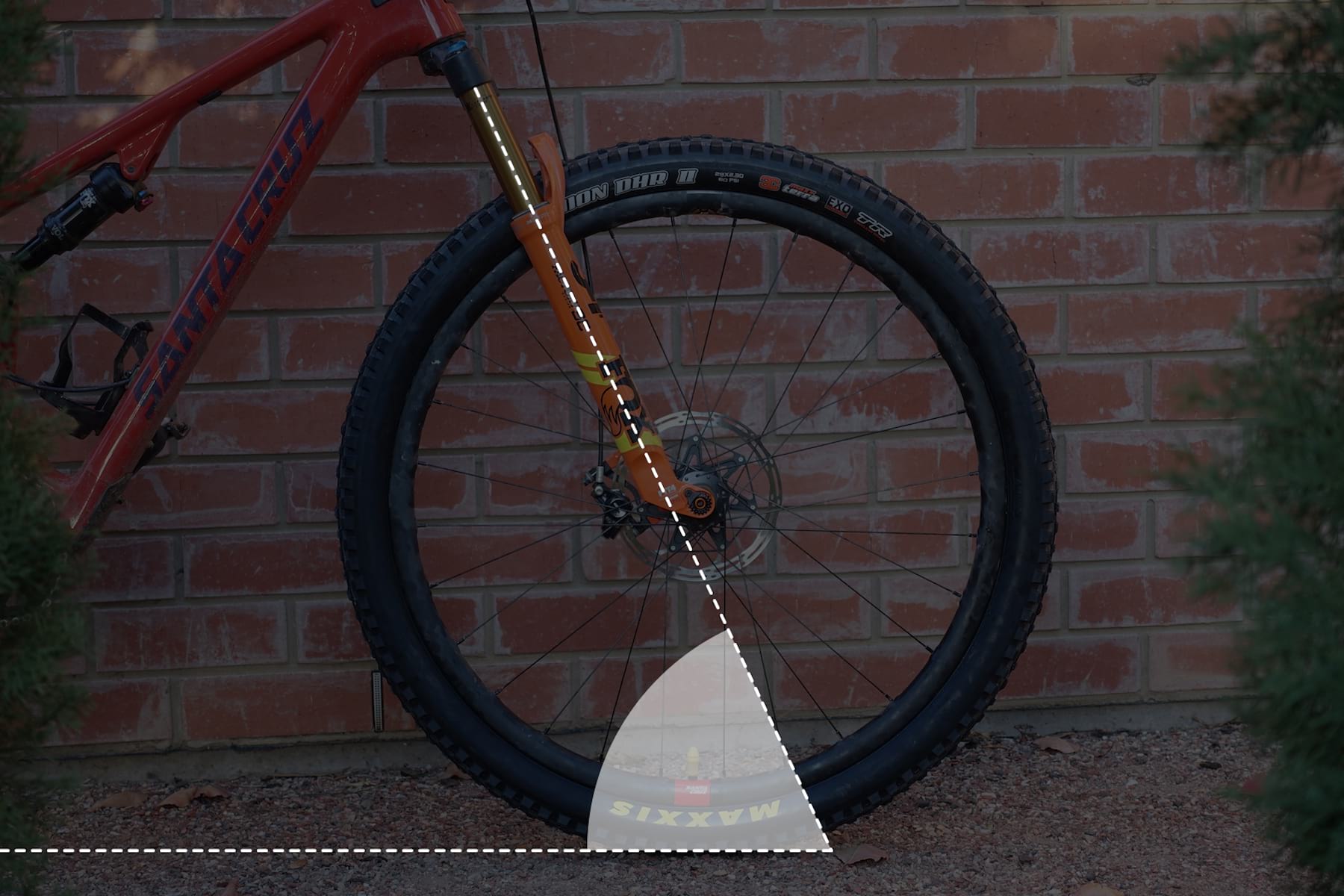 fork offset fox 34 step-cast trail head angle