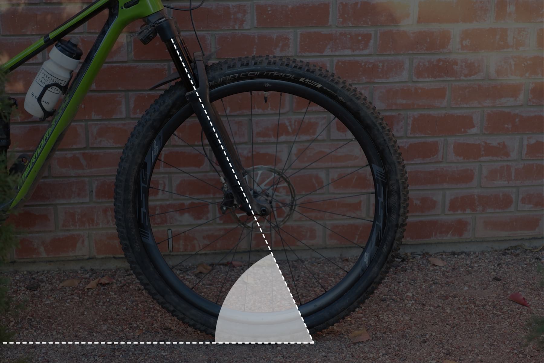 head angle rockshox pike offset fork