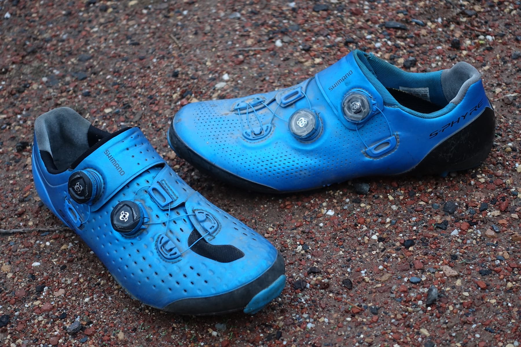 shimano xc9 xc901 spd shoes carbon blue