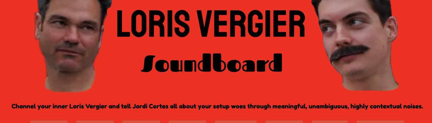 loris vergier sound board