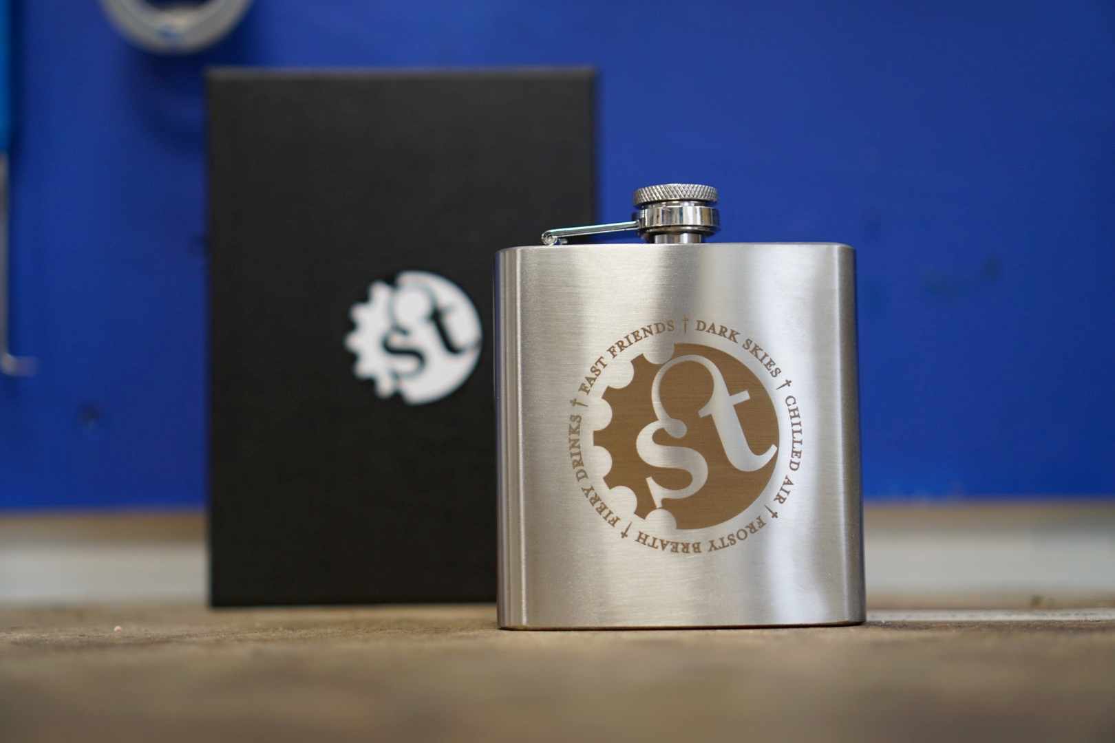 Singletrack Inspiration Hip Flask