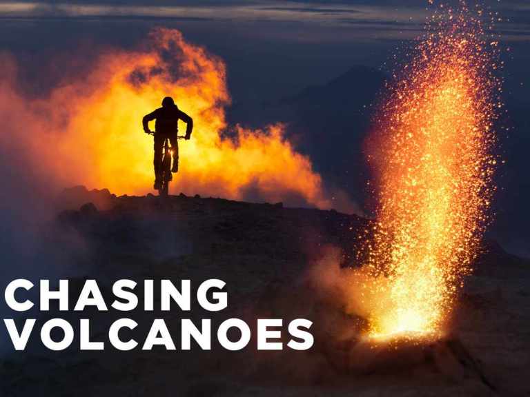 Watch Kilian Bron being chased down an active volcano with racing drones!
