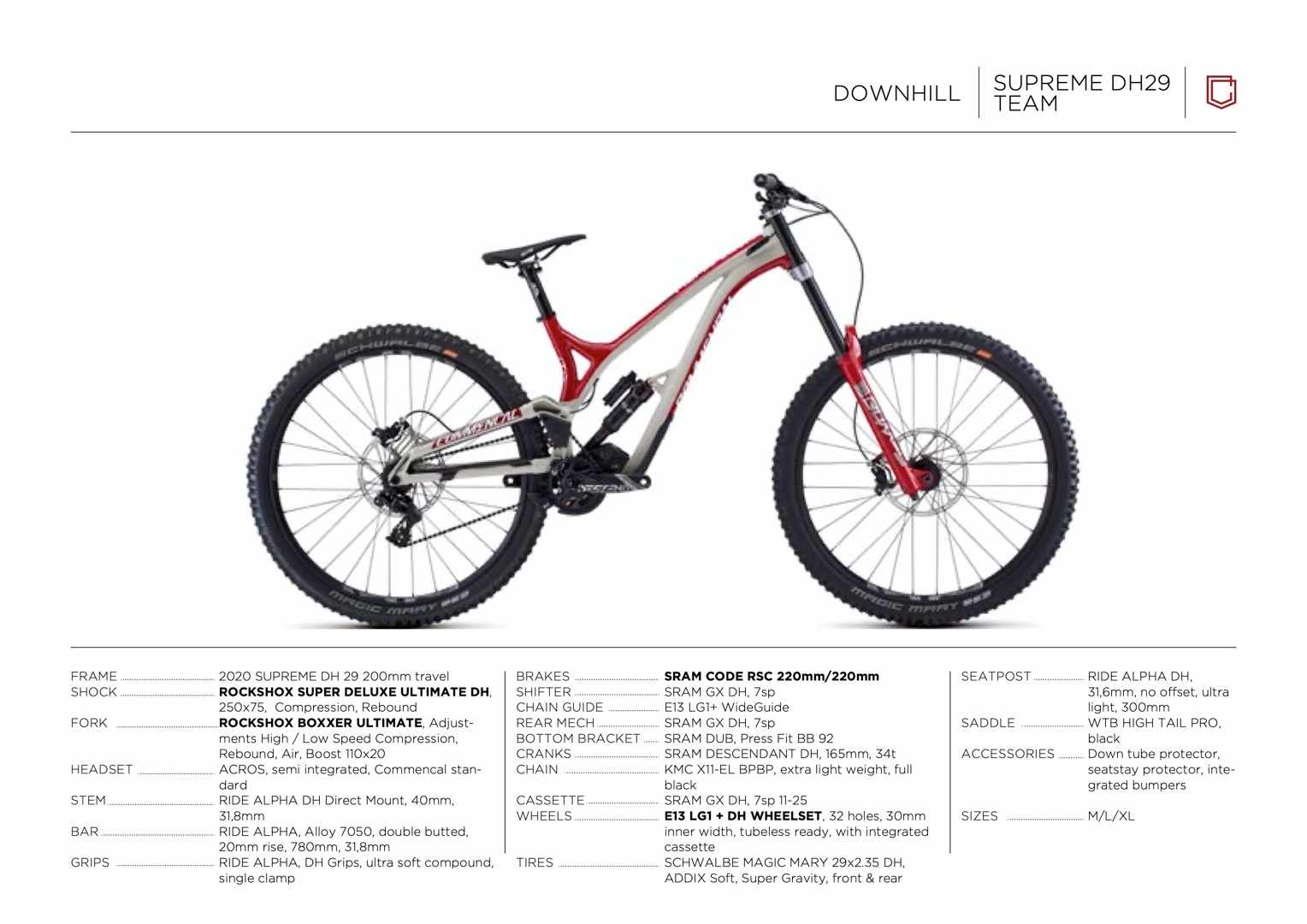 Commencal Supreme Team 29