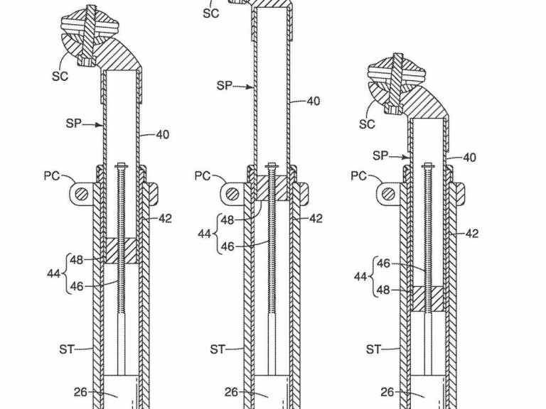 Shimano Patent describes  automatic wireless dropper post