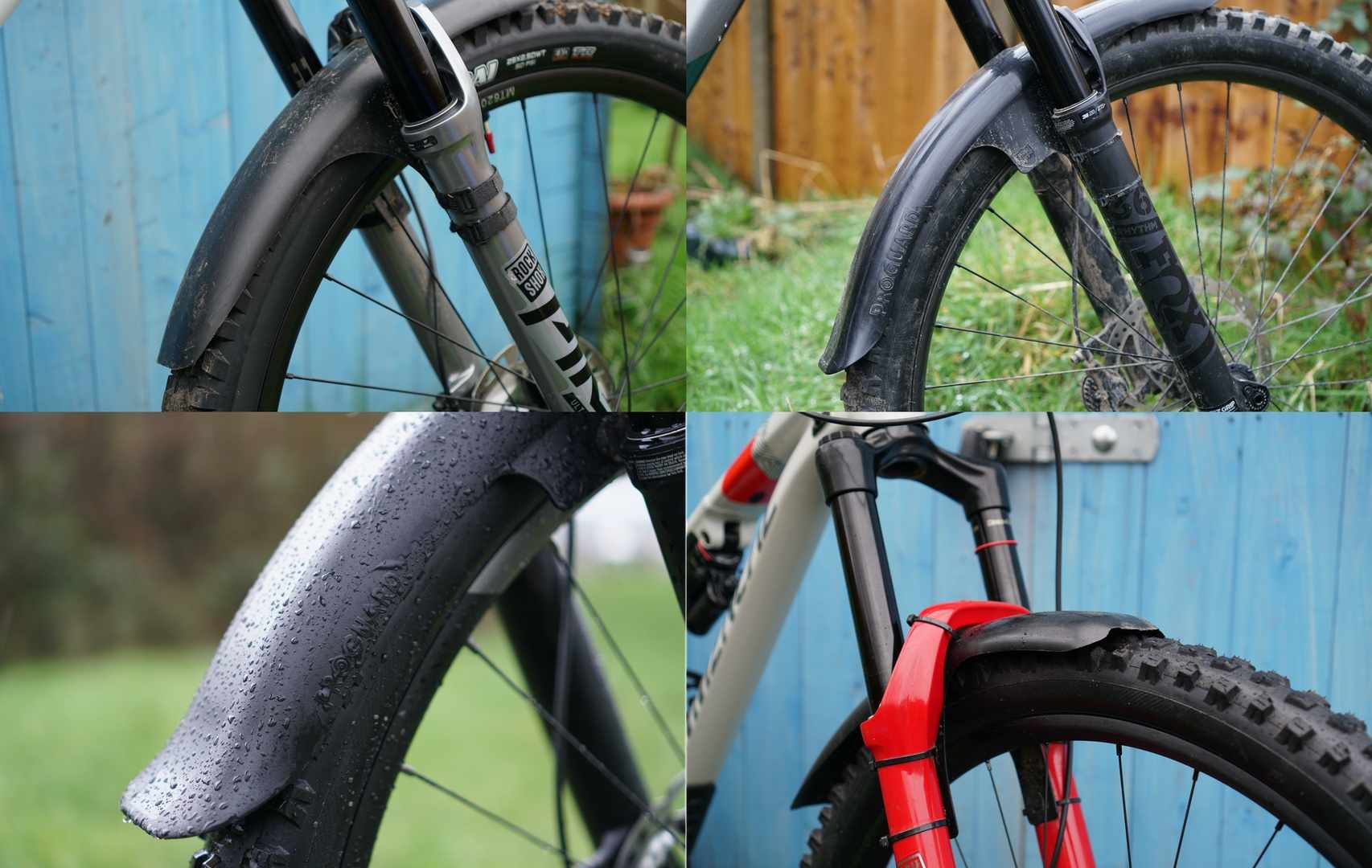 4 Mudguards tested | 4 effective face fenders
