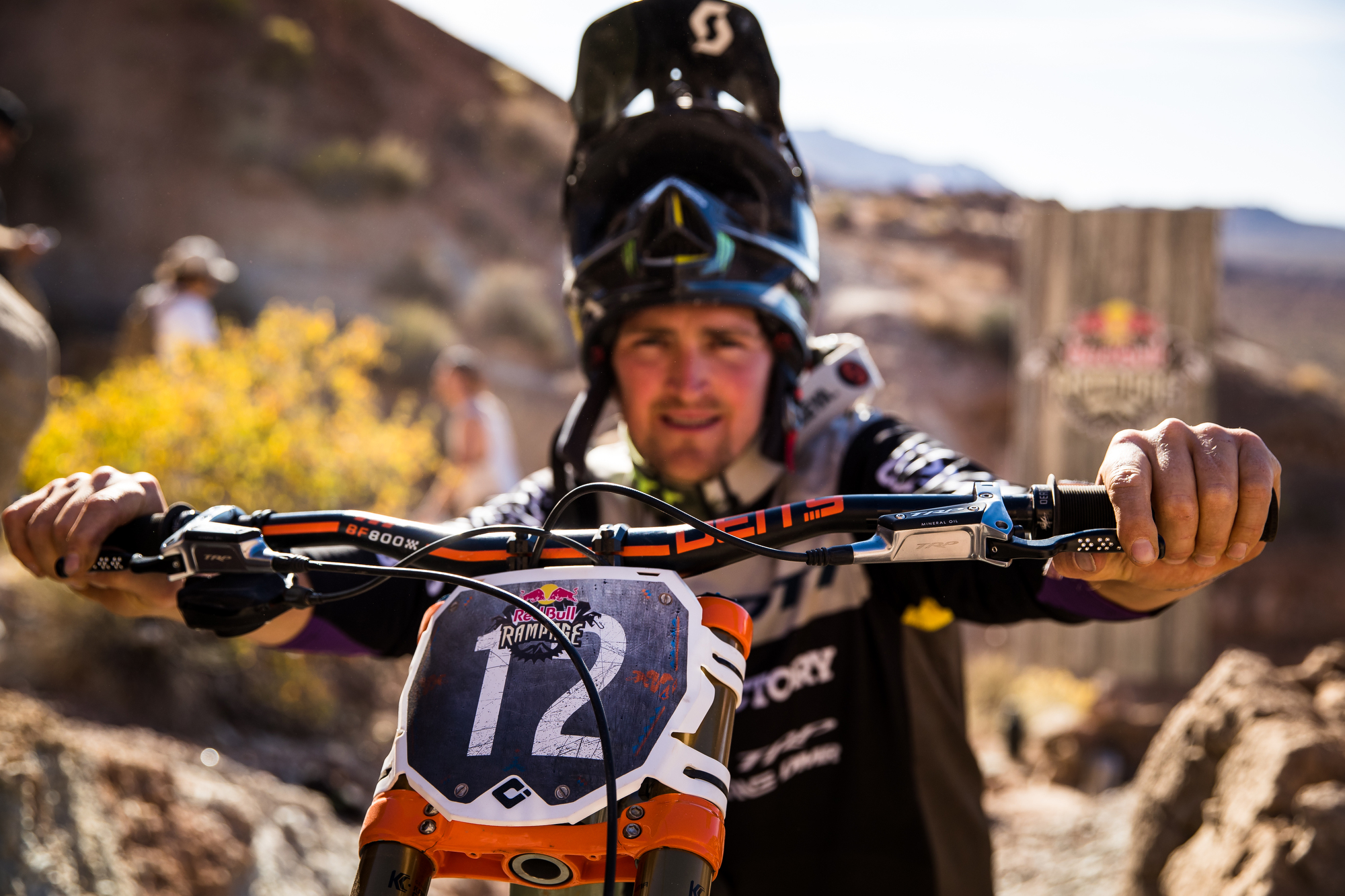 New TRP DH-R Evo disc brakes are powerful enough for a homemade Rampage