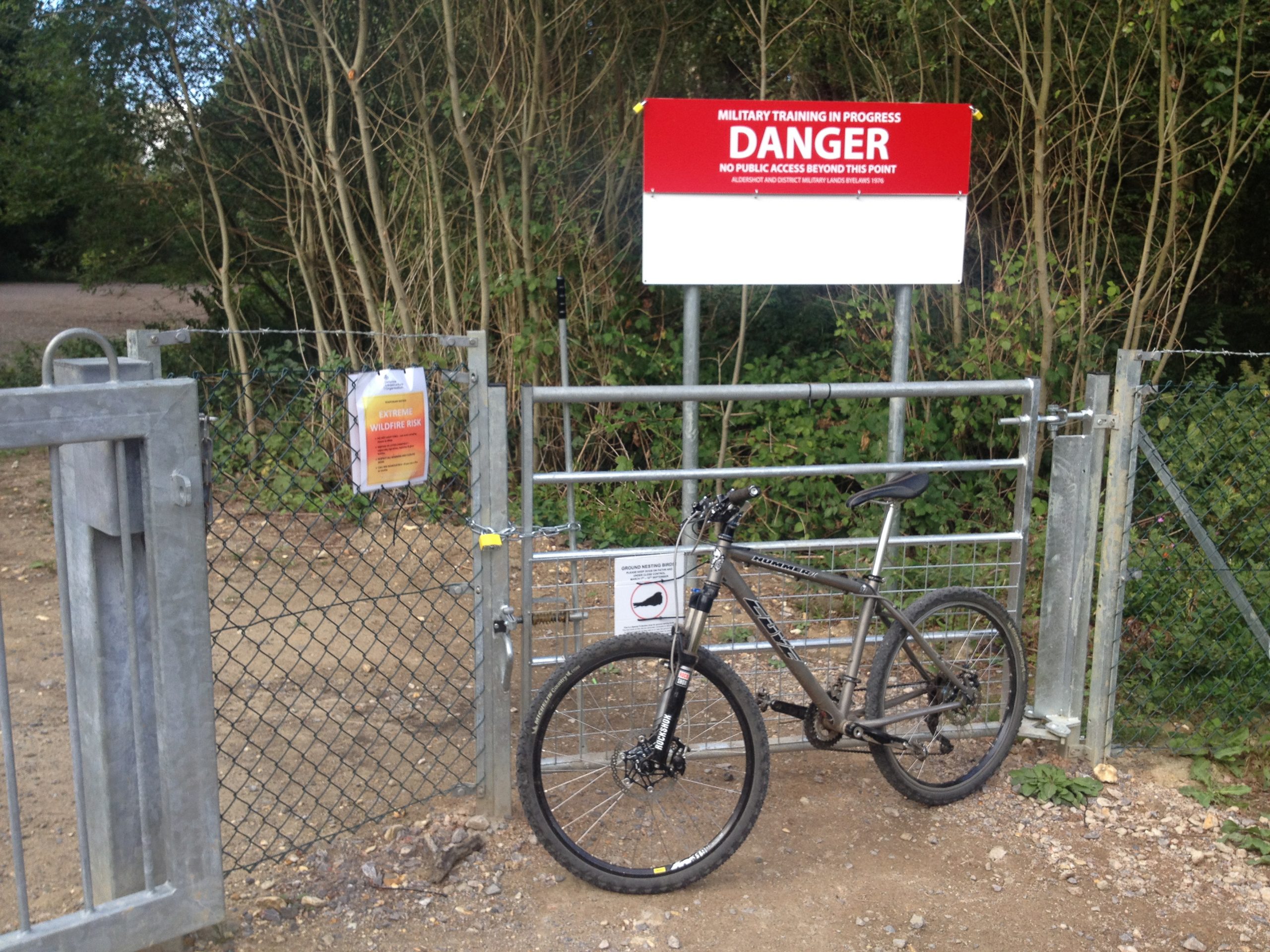 mountain biking surrey