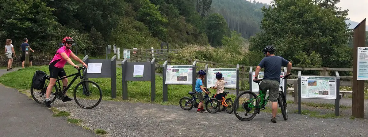 afan bike park family riding