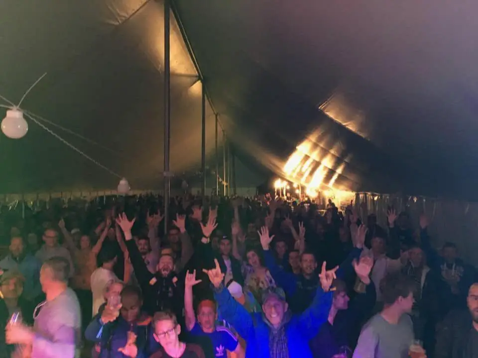 party dj tent at malverns classic