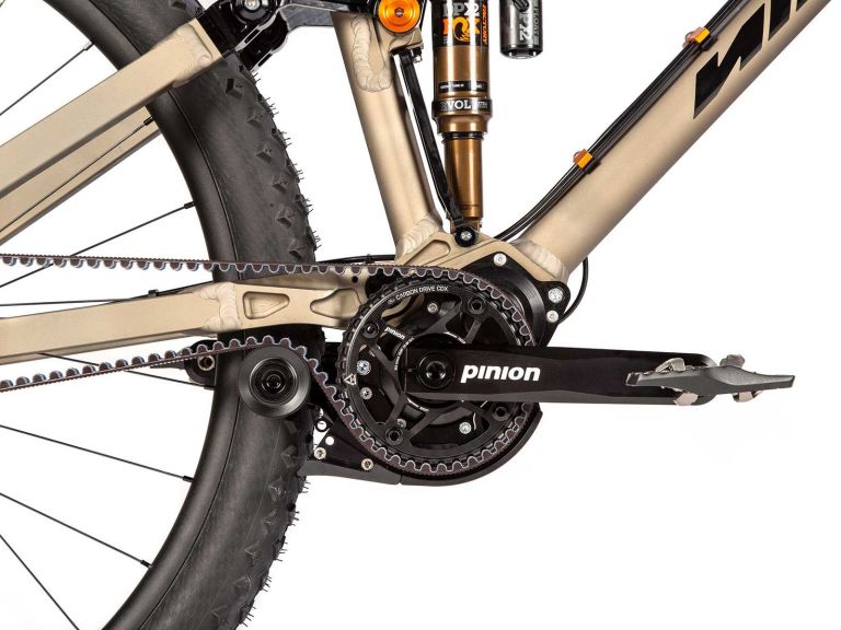 Nicolai Launches The Saturn 14 Full Suspension Belt-Drive Gearbox Trail Bike