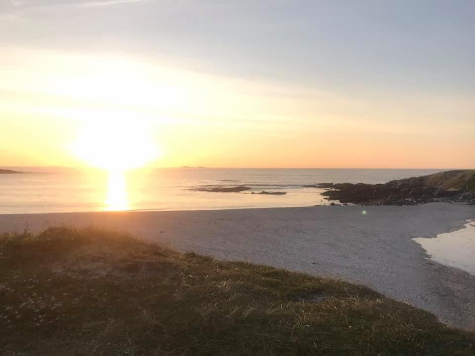 uist sunset hebrides