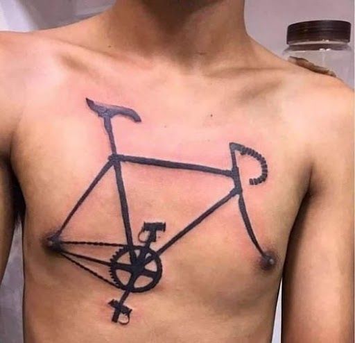 What’s Wrong With This Bike Tattoo? (and no, the answer isn’t ‘everything’)