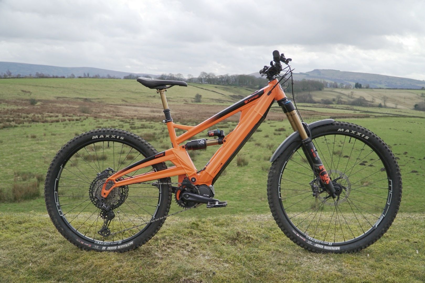 Orange Phase Factory Review UK made EP8 powered power hour smasher Singletrack World Magazine