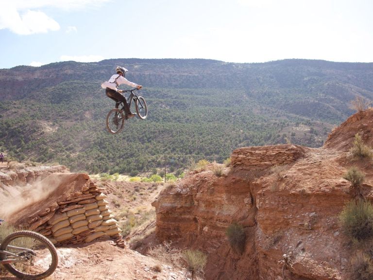 Riding DJ Brandt’s X Games Canyon Gap