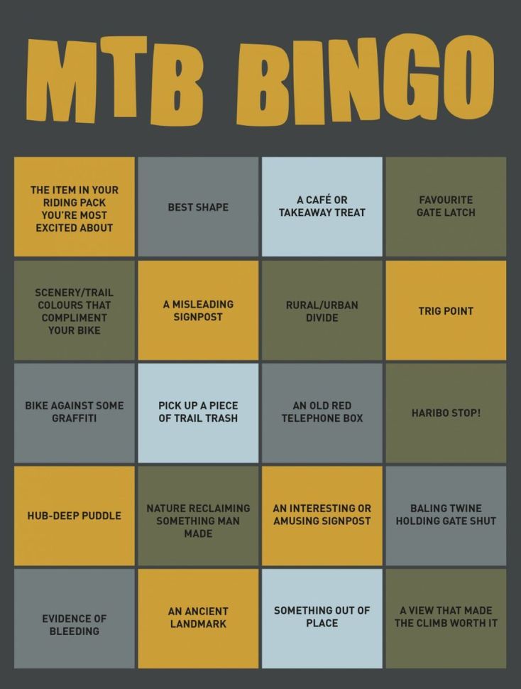bingley bingo card singletrack issue 136