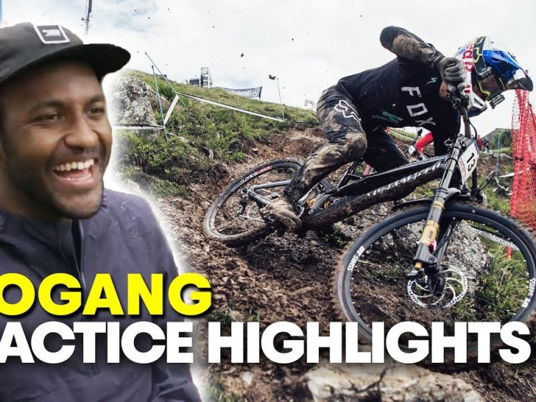 DH Practice Highlights with Eliot Jackson – Leogang World Cup 2021