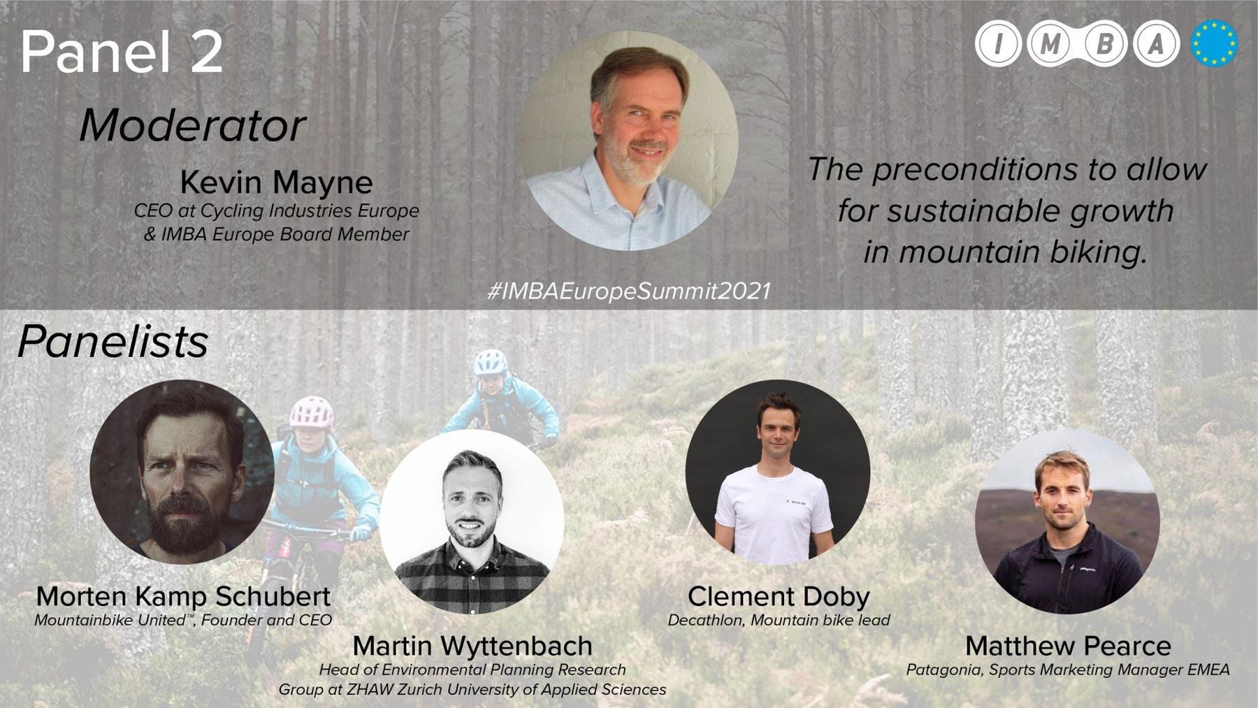 IMBA Europe Summit Panel 2