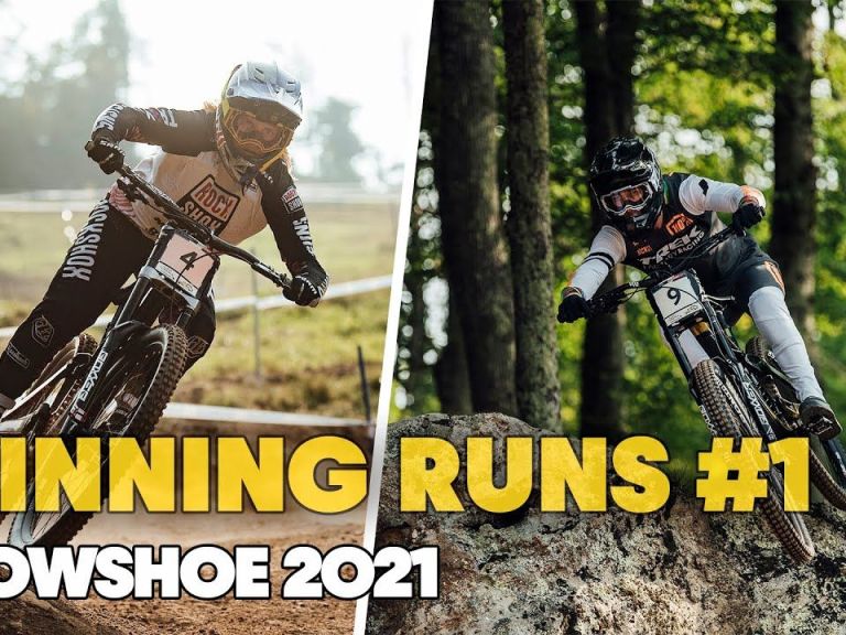 Winning Runs from Snowshoe DH World Cup One